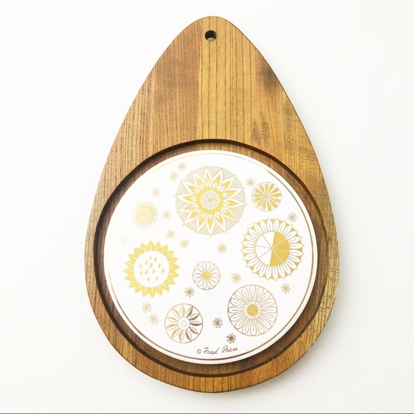 Vintage Mid Century Wall Decor Retro Fred Press